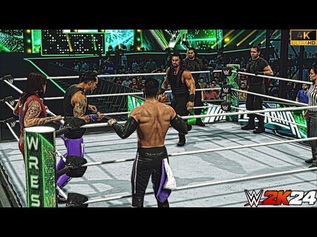 The Shield vs. The Judgement Day at Wrestlemania - WWE 2K24 | PC [4K 60fps]