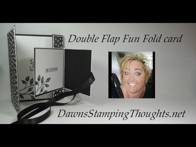 Double Flap Fun Fold card