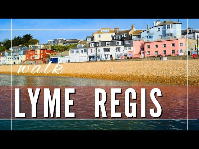 Lyme Regis Dorset England Town Walk