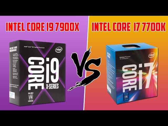 Intel Core i9 7900X vs Intel Core i7 7700K - Gaming Benchmarks