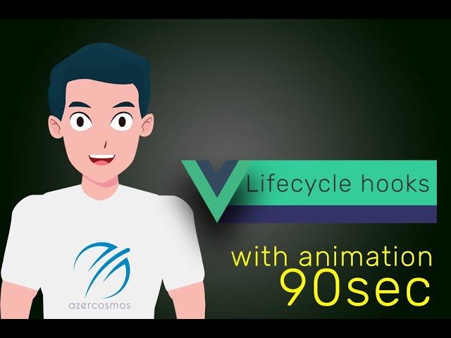 Lifecycle hooks in Vue.js | with animation | 90 second