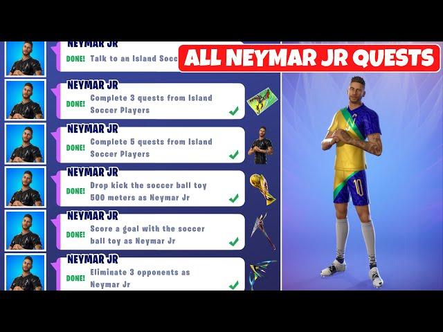 How to Complete All Neymar Jr Challenges! - Fortnite Chapter 2 Season 6