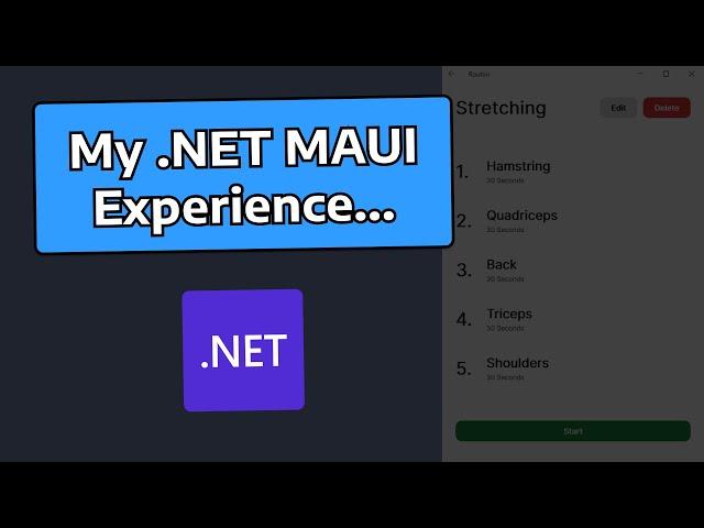 Building a .NET MAUI Application in 7 Days