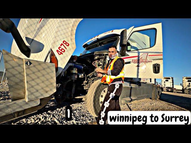 Extreme Road Trip Start on Truck | Winnipeg to Surrey | 667