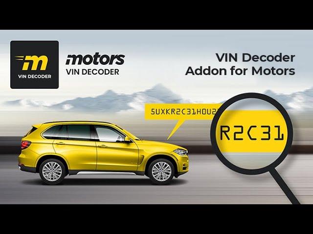 Motors VIN Decoder WordPress Plugin - vehicle history and details on your website