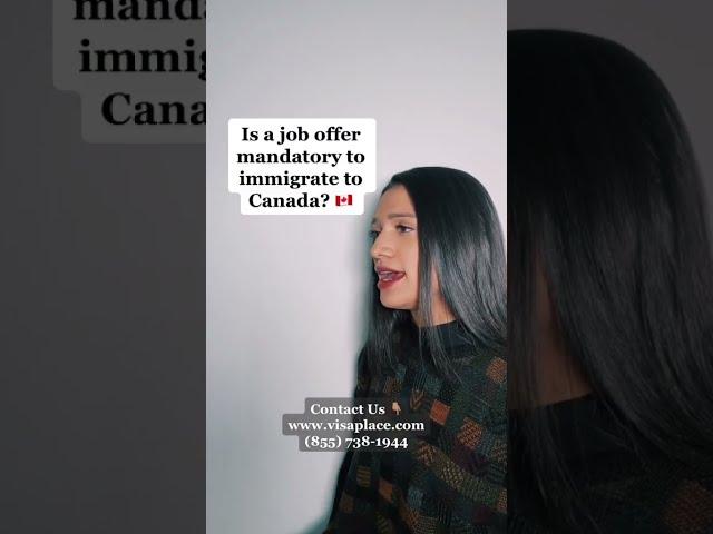 Immigration to Canada w/ NO JOB OFFER 