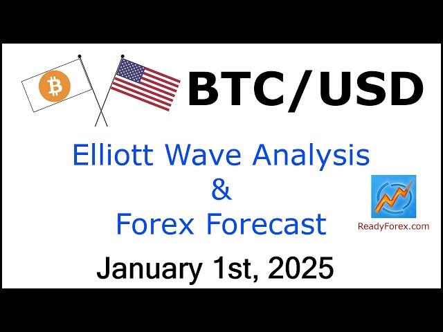 BTC USD Elliott Wave Analysis | BITCOIN Analysis | January 1, 2025 | BITCOIN | BTCUSD