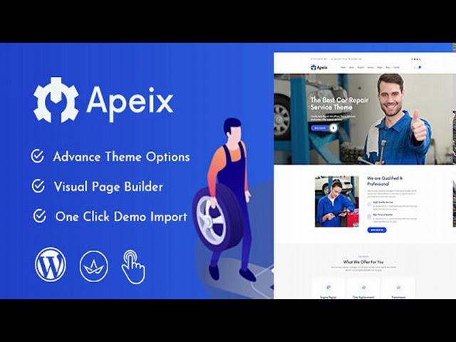 Apeix - Car Repair Service WordPress Theme | Themeforest Website Templates and Themes