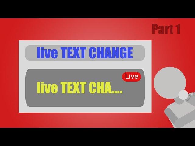 How To Make a Live Text Change in JQuery (part 1)