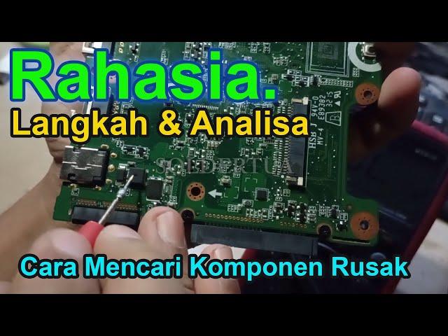 Cara Analisa Kerusakan Laptop dalam Memperbaiki Mainboard Acer ES1-131 | DAZHKDMB6E0 Rev E atau ZHKD