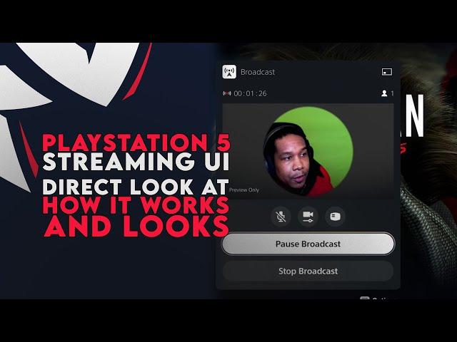 PlayStation 5 Streaming Interface and Features | PS5 Tutorials