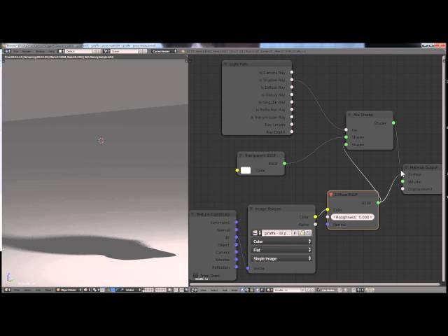 Blender tutorial - invisible object with shadow - method 2 (cycles - light path - shadow ray)