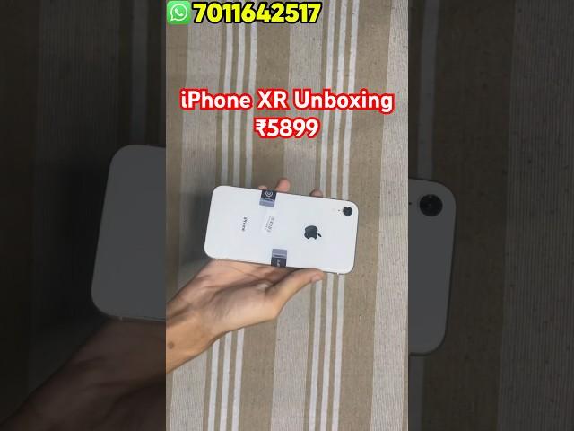 Quick Unboxing iPhone XR ₹5899 From Cashify Supersale | #cashify #unboxing #iphone #shorts