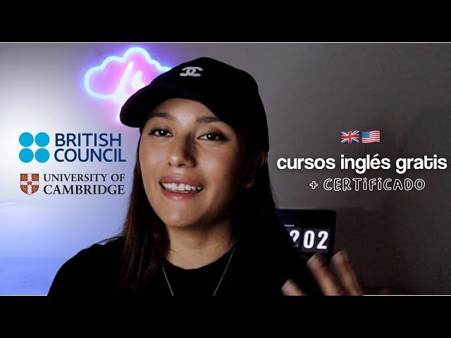 cursos online para aprender inglés gratis + certificado  | British Council + Cambridge