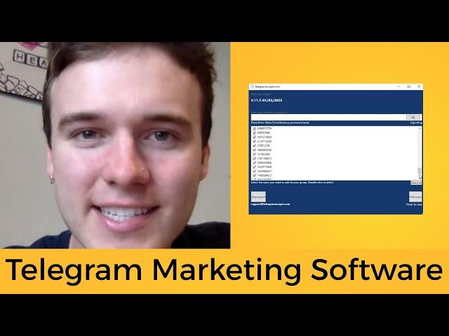 Telegram Marketing Software - Telegram Marketing Tool