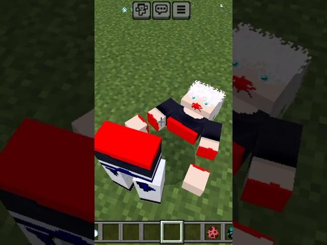 Gojo vs Sukuna - Minecraft Jujutsu Kaisen Mod #shorts