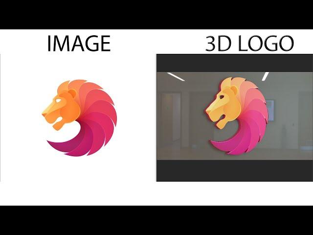 How to Convert Image to 3D logo In 3ds Max | 3Ds Max Tutorial | 2021.