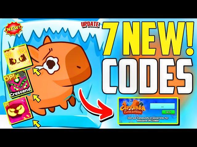 ️UPDATE!CODES️CAPYBARA EVOLUTION ROBLOX CODES 2025- CAPYBARA EVOLUTION CODES