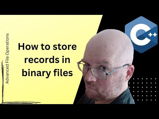 How to store records in binary files in C++