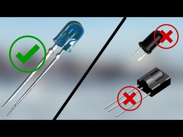 How to Use a Transmitter Led Sensor as a Receiver Sensor / It's Useful To Know This