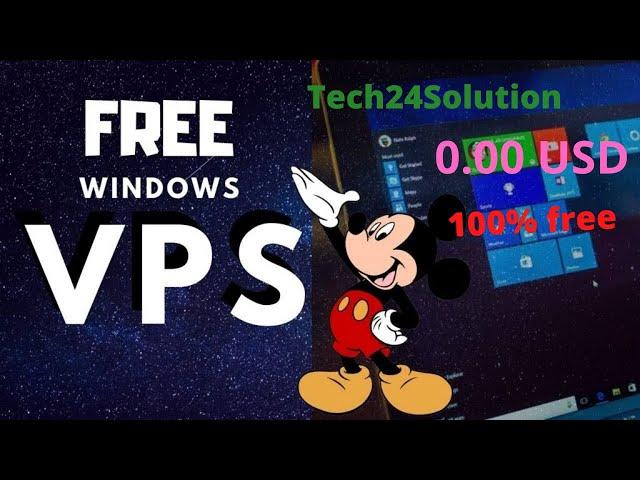 #tech24solution#freevps##FREE VPS server Windows RDP 2020 NEW 100%WORKING METHOD