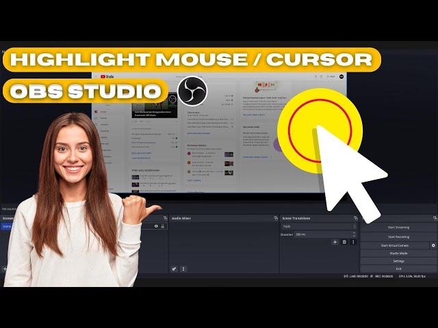 How to Activate the Highlight Cursor Effect in OBS Studio