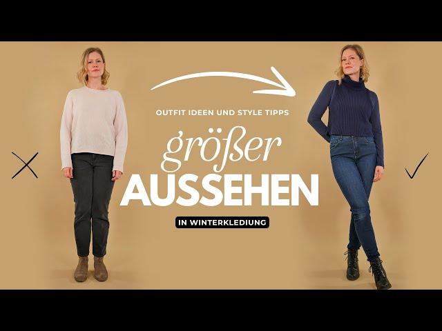 Wie du größer und schlanker aussiehst IN WINTERKLEIDUNG - Outfit Ideen für Petites | Das weiße Reh