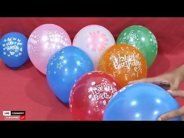 Fun Popping Lots Of Happy Birthday Balloons  | Balloon Pop  P-45