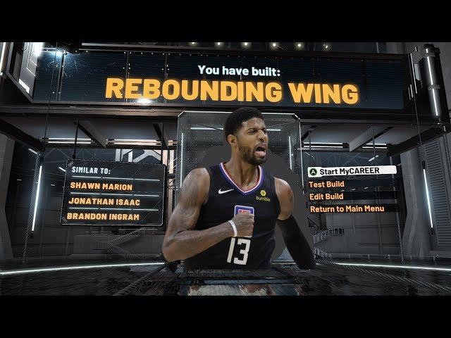 Best Rebounding Wing Build on NBA 2K20! Best Lockdown Defender Build on NBA 2K20!