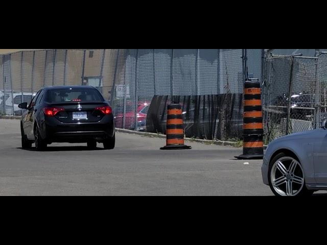 Parallel parking in Etobicoke testing center G2, G between pylons| desi canadian vlogger