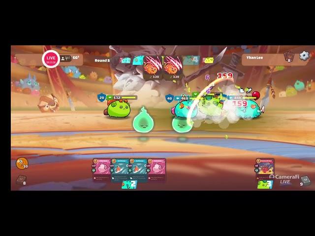 EASY SLP FARMING IN CURSED COLISEUM AXIE INFINITY CLASSIC | USING S4 META TEAM