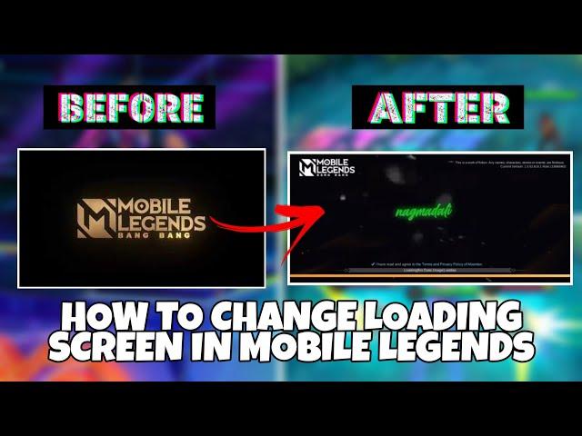 HOW TO CHANGE LOADING SCREEN • HOW TO CHANGE LOADING INTRO IN MOBILE LEGENDS | BABYLYN CARLES