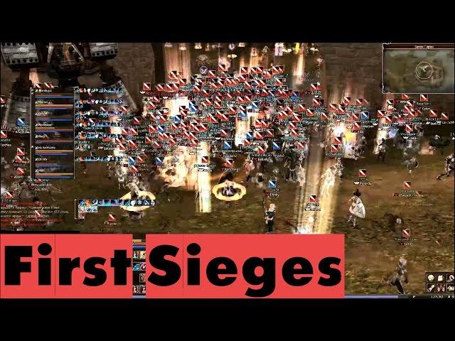 Lineage 2 Classic (RU official - Gran Kain) - FIRST SIEGES 19.07.2015