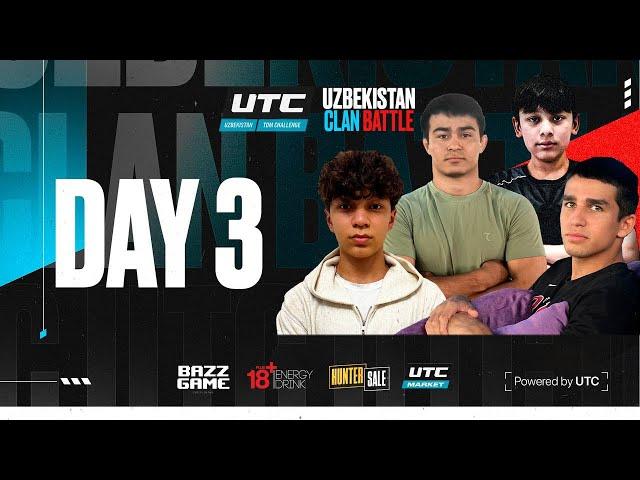 UZBEKISTAN CLAN BATTLE DAY 3, TEOTIMUR, SMOOZY, LAPAR DAVRON, UWW, DN, NOT, #pubgmobile