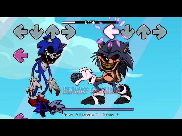 FNF Birdie Swaps Sonic.Exe Sings Look | FNF Vs Guys Look, A Birdie! V2 But Everyone Sings It