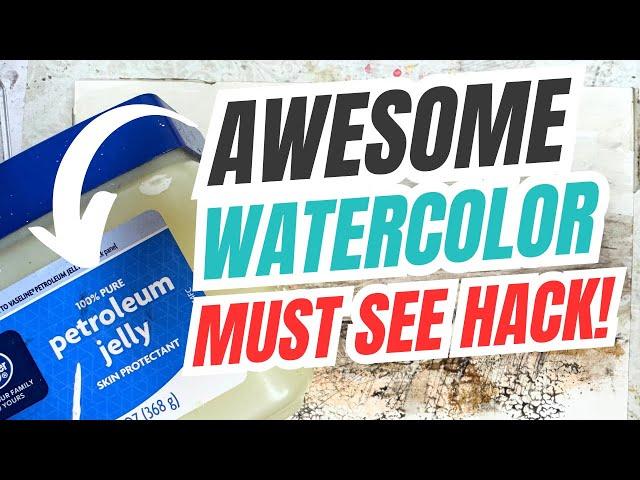 Petroleum Jelly Watercolor Hack You Need to Try Now