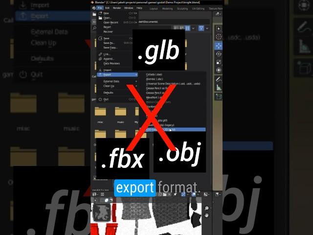 Stop Importing Your Blender Files to Godot 4 Like This #blender #godot #godotengine
