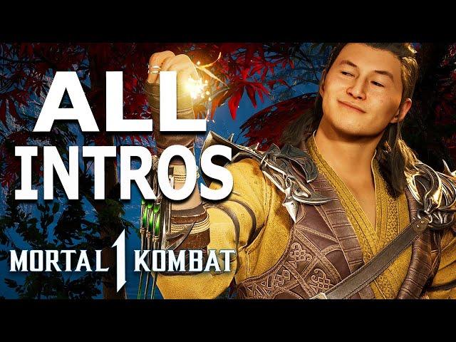 MORTAL KOMBAT 1 Shang Tsung All Intros Dialogue Character Banter MK1