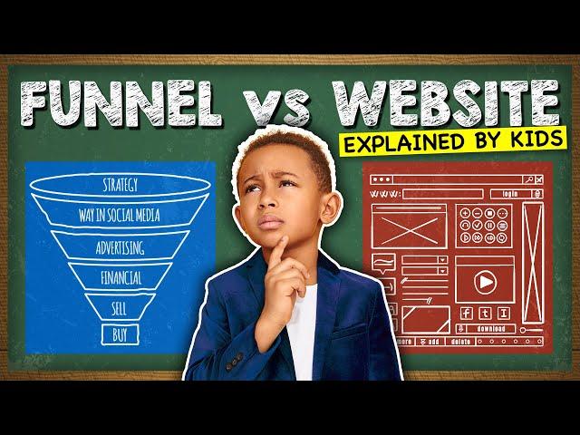 Funnel vs Website | Explained By Kids