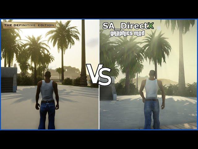 GTA SA: Definitive Edition vs Original DirectX 3.0 mod (Comparison)
