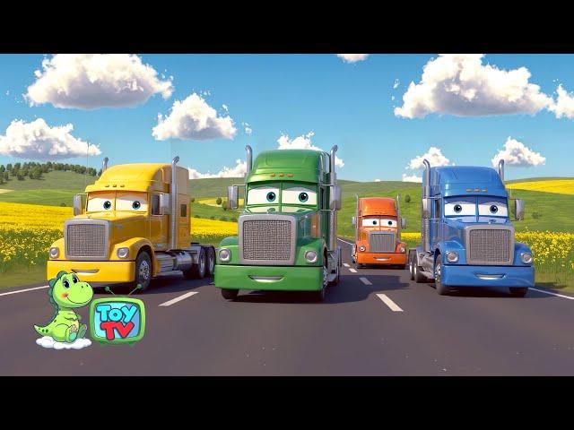 Baa Baa Big Truck Song + More Nursery Rhymes & Kids Songs -Toy tv