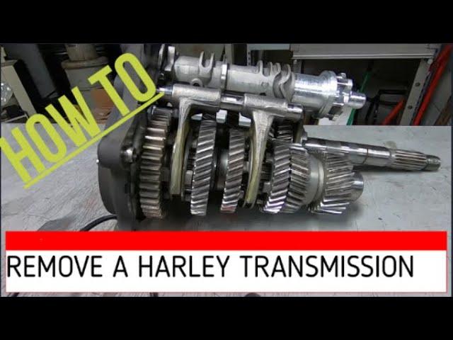 HOW TO REMOVE HARLEY DAVIDSON TRANSMISSION