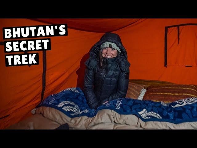 CAMPING ABOVE BHUTAN'S MOST FAMOUS MONASTERY (alone at Tiger's Nest)