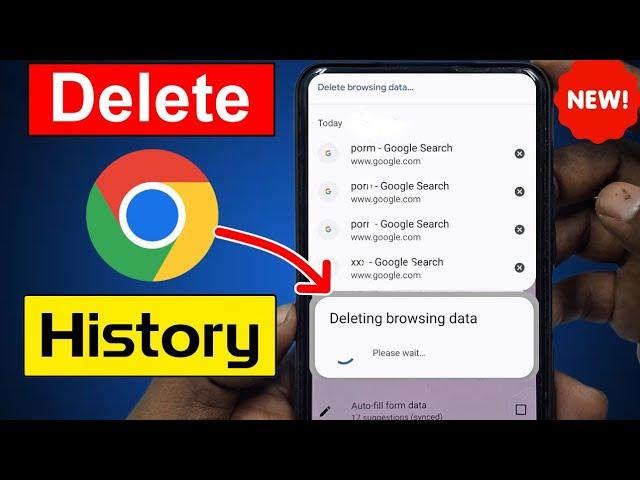 How to Delete Chrome Search History 2024 | New Update