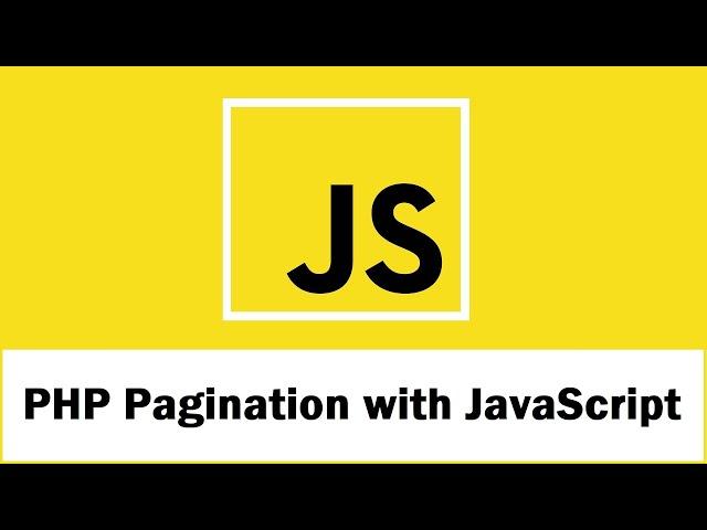 Ajax Pagination using JavaScript with PHP and MySQL