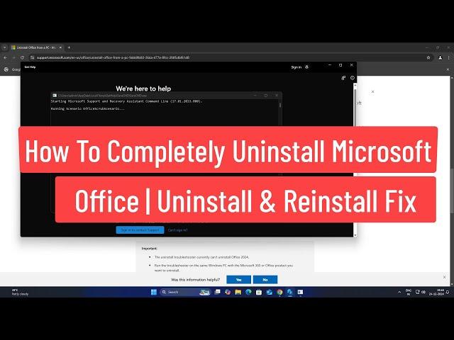 How to Completely Uninstall Microsoft Office | Uninstall and Reinstall Problems Fixed!!