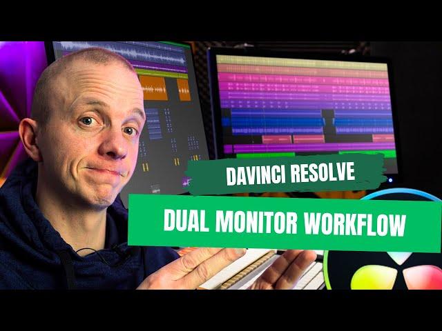 Double Your Productivity: Mastering Dual Monitor Workflow in DaVinci Resolve!