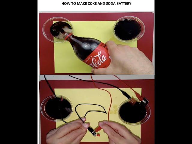 HOW TO MAKE COCA COLA AND SODA BATTERY   HD 720p