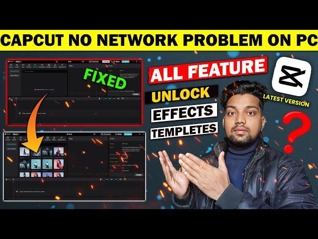 Capcut PC New Update Network Error Problem️| How To Use Capcut Without VPN On Pc | Capcut Problem