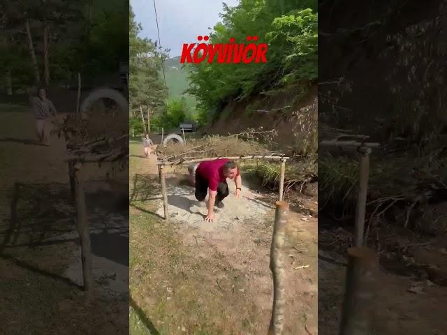 KÖYVİVÖR PARKURUNDA KIYASIYA MÜCADELE